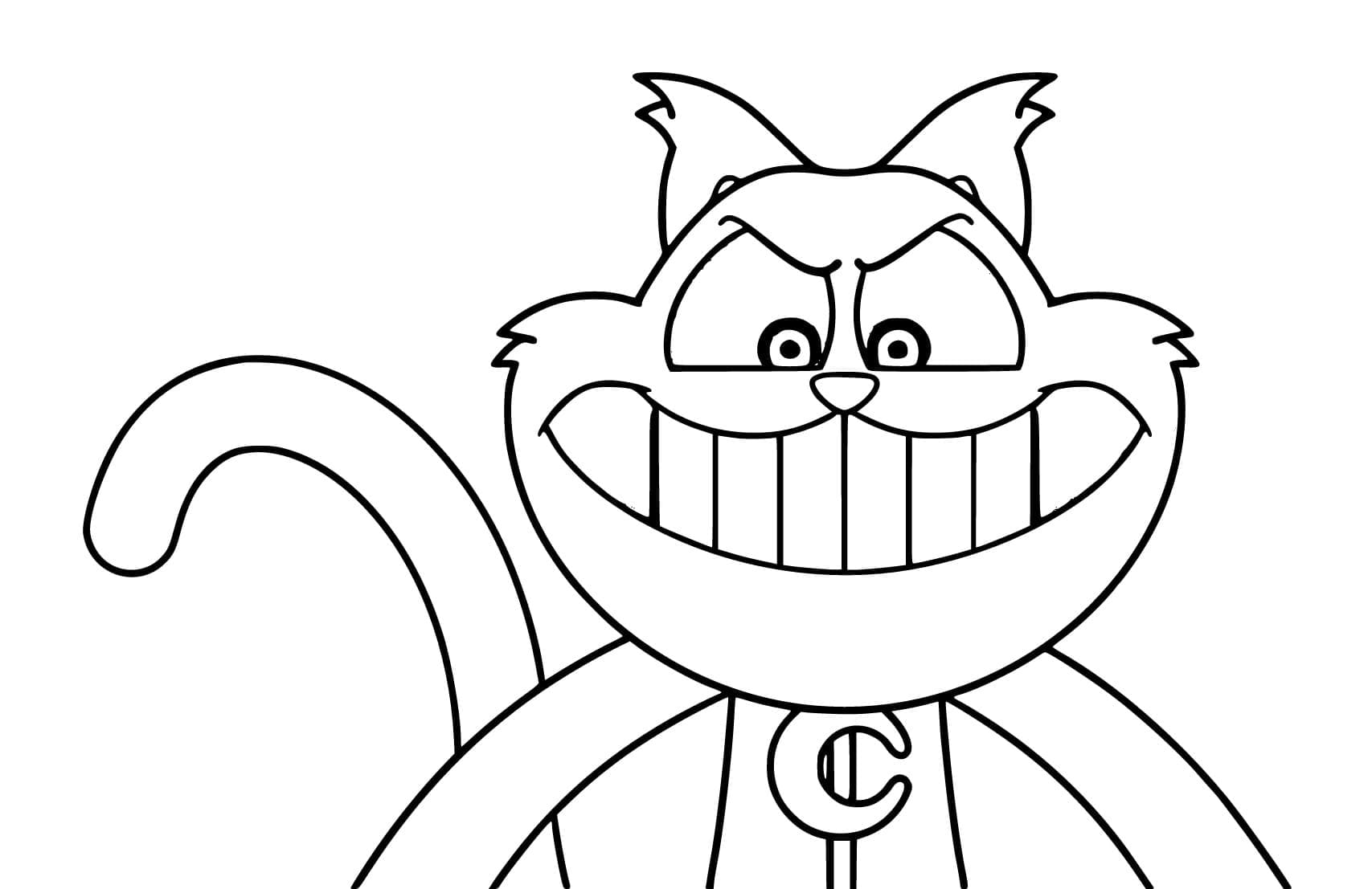 Coloriage gratuit Catnap #215337 de la collection Jeux Vidéos à imprimer