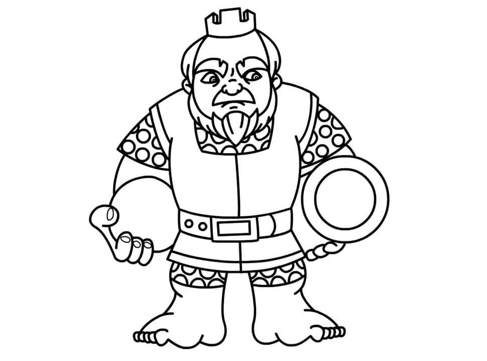 Dessin Clash Royale #200945 à colorier de la série Jeux Vidéos, gratuit à télécharger et imprimer
