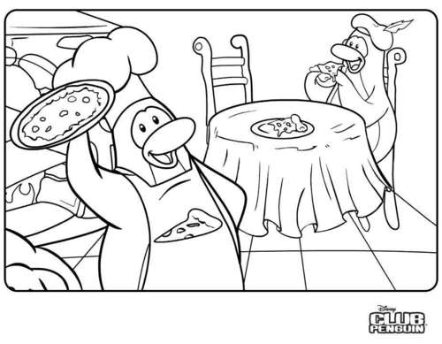 Dessin à colorier: Club Penguin (Jeux Vidéos) #170329 - Coloriages à Imprimer Gratuits