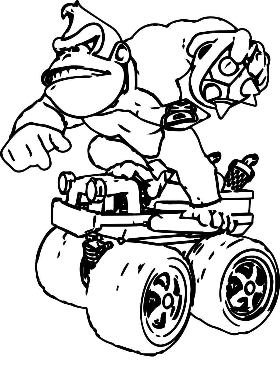 Dessin Donkey Kong #186376 à colorier de la série Jeux Vidéos, gratuit à télécharger et imprimer Dessin Donkey Kong #186376 à colorier de la série Jeux Vidéos, gratuit à télécharger et imprimer