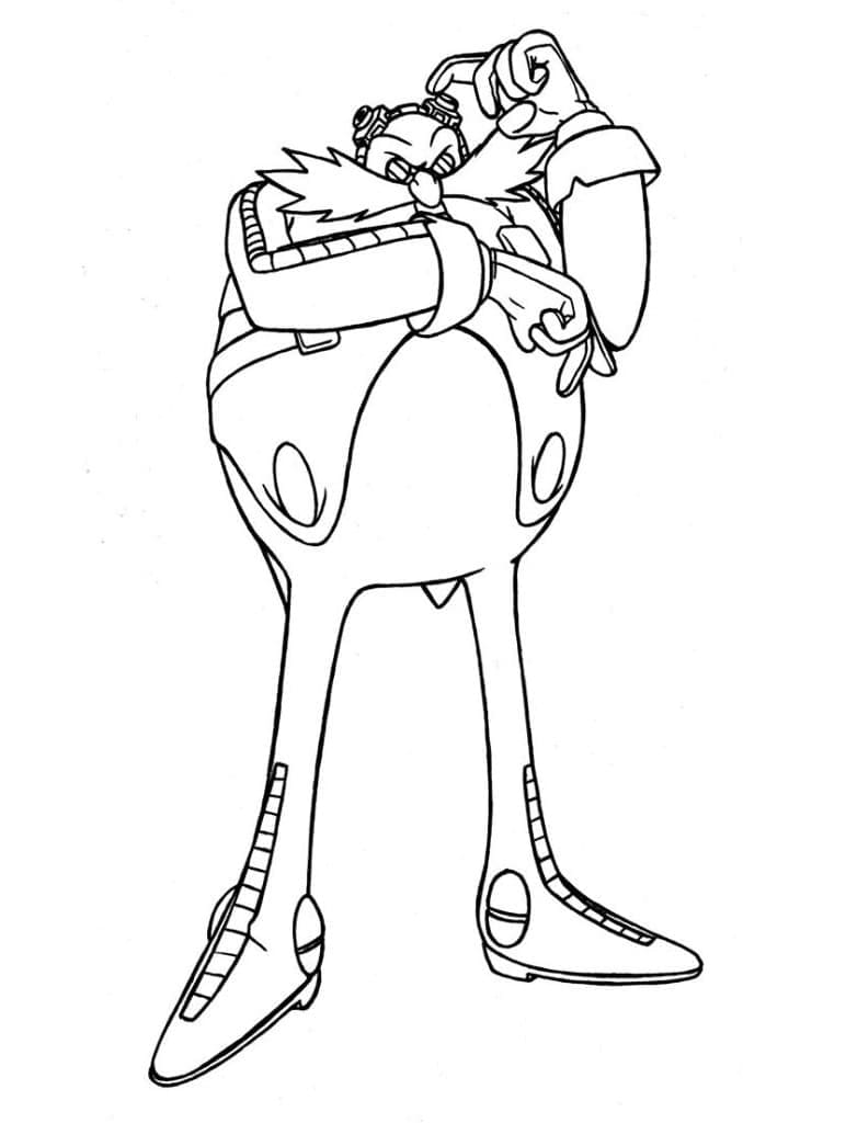 Illustration au trait Eggman (Docteur Ivo Robotnik) #187991 de la collection Jeux Vidéos à colorier gratuitement Illustration au trait Eggman (Docteur Ivo Robotnik) #187991 de la collection Jeux Vidéos à colorier gratuitement