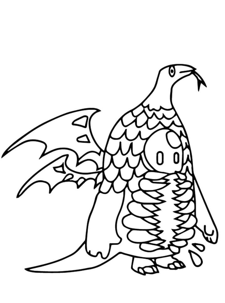 Coloriage gratuit Fall Guys #186846 de la collection Jeux Vidéos à imprimer