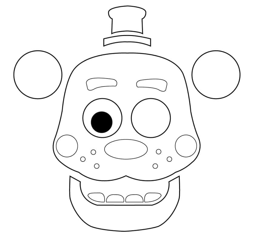 Coloriage gratuit Five Nights at Freddy’s (FNAF) #199585 de la collection Jeux Vidéos à imprimer