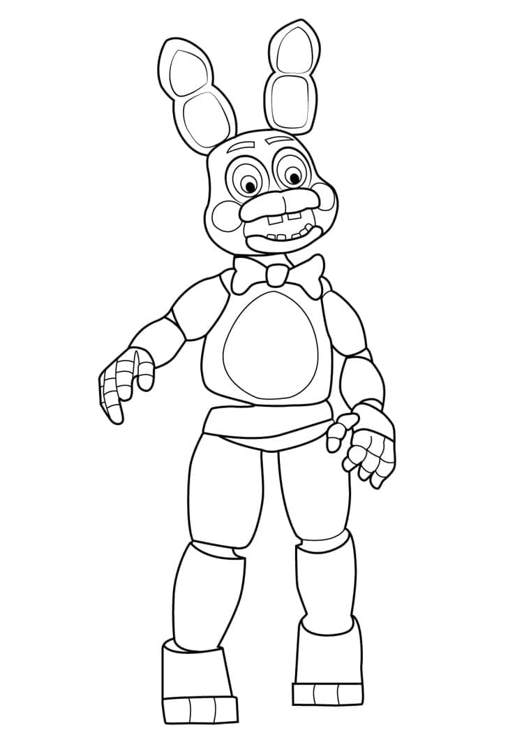 Dessin à colorier: Five Nights at Freddy’s (FNAF) (Jeux Vidéos) #199595 - Coloriages à Imprimer Gratuits
