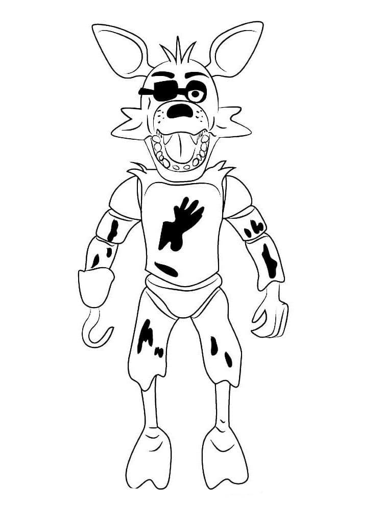 Page de coloriage Five Nights at Freddy’s (FNAF) #199622, collection Jeux Vidéos, à imprimer et colorier