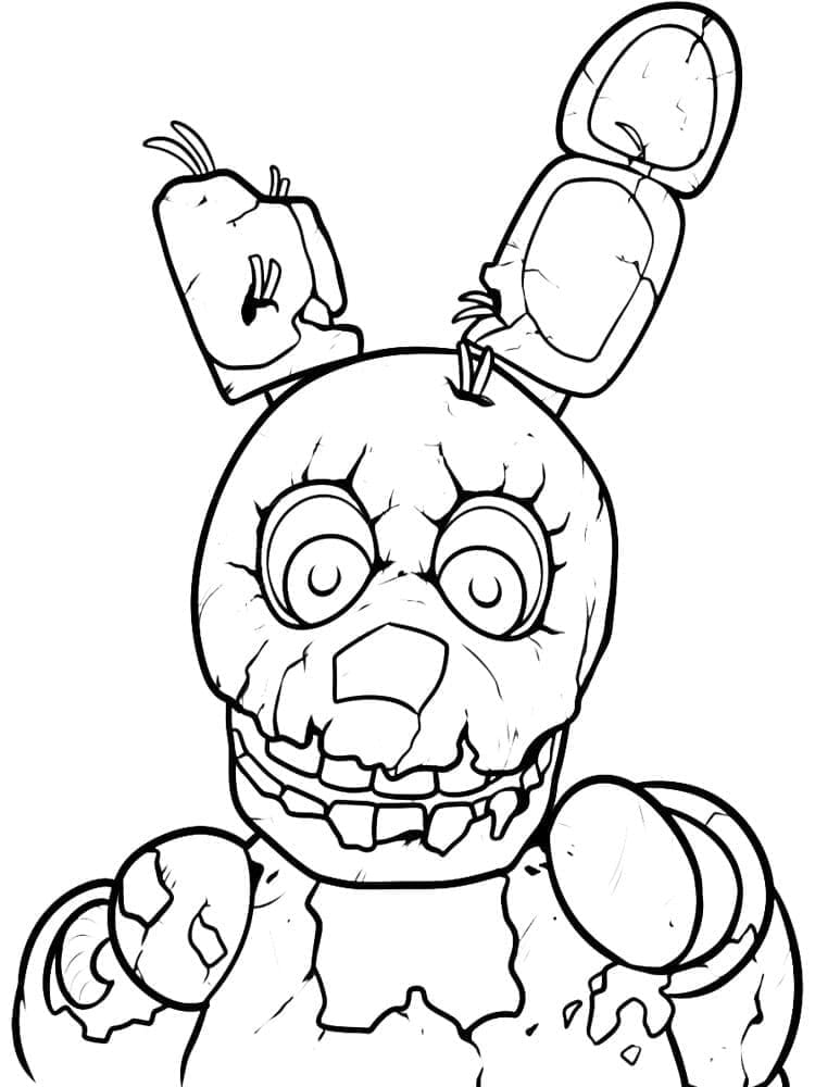 Dessin à colorier: Five Nights at Freddy’s (FNAF) (Jeux Vidéos) #199630 - Coloriages à Imprimer Gratuits