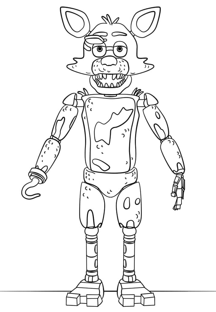 Coloriage Five Nights at Freddy’s (FNAF) #199639 à imprimer gratuitement, extrait de la collection Jeux Vidéos