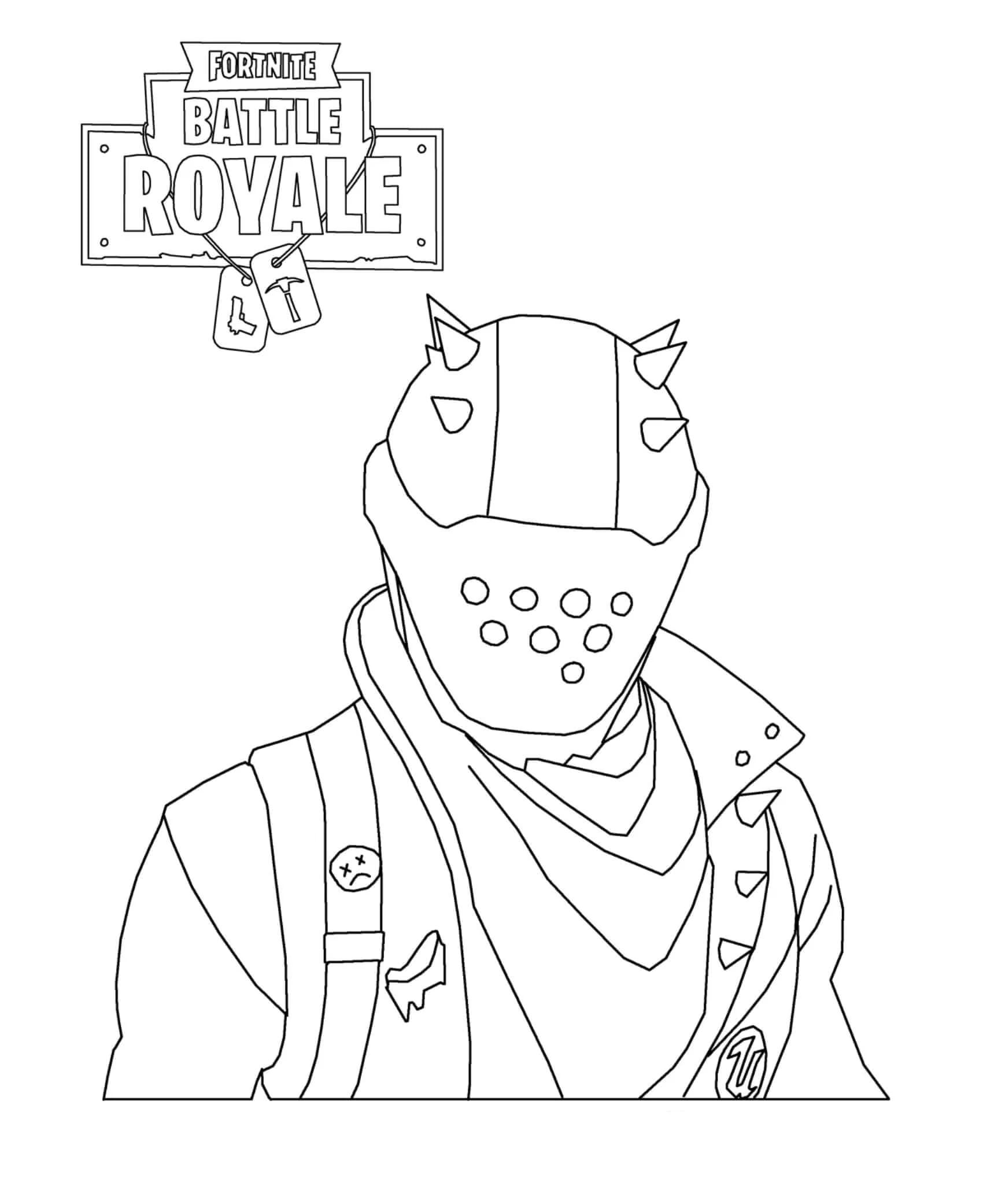 Dessin à colorier: Fortnite (Jeux Vidéos) #170148 - Coloriages à Imprimer Gratuits