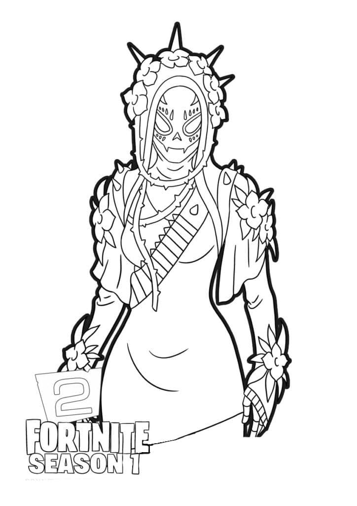 Coloriage Fortnite #173602 à imprimer gratuitement, extrait de la collection Jeux Vidéos