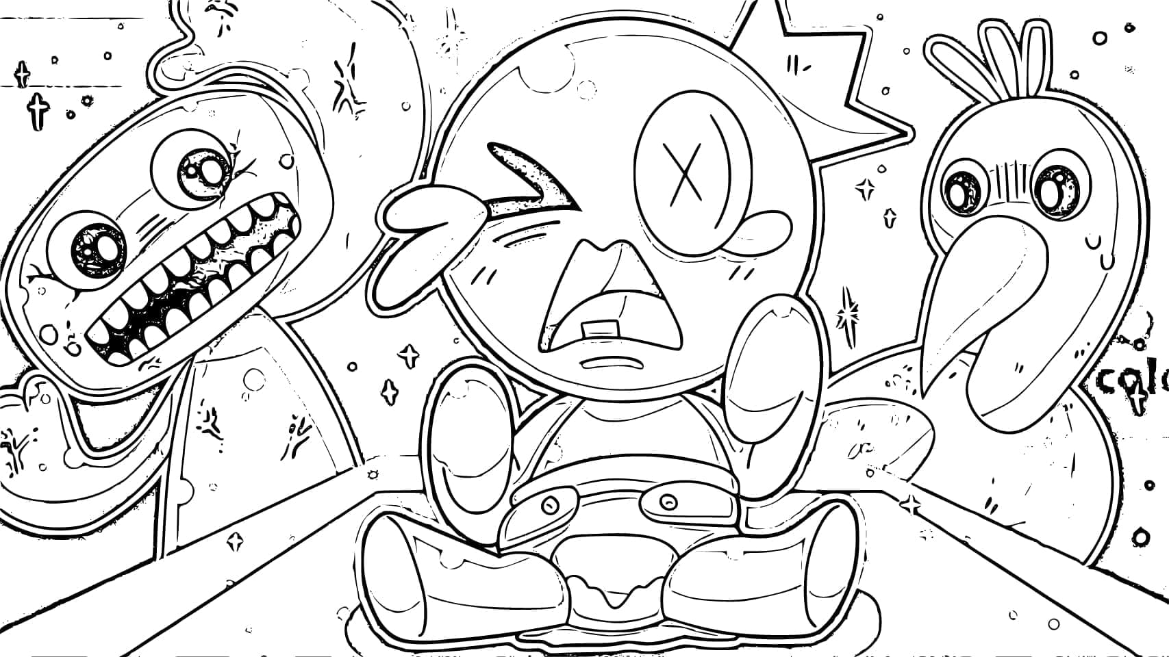 Dessin à colorier: Garten of Banban (Jardin de Banban) (Jeux Vidéos) #189201 - Coloriages à Imprimer Gratuits