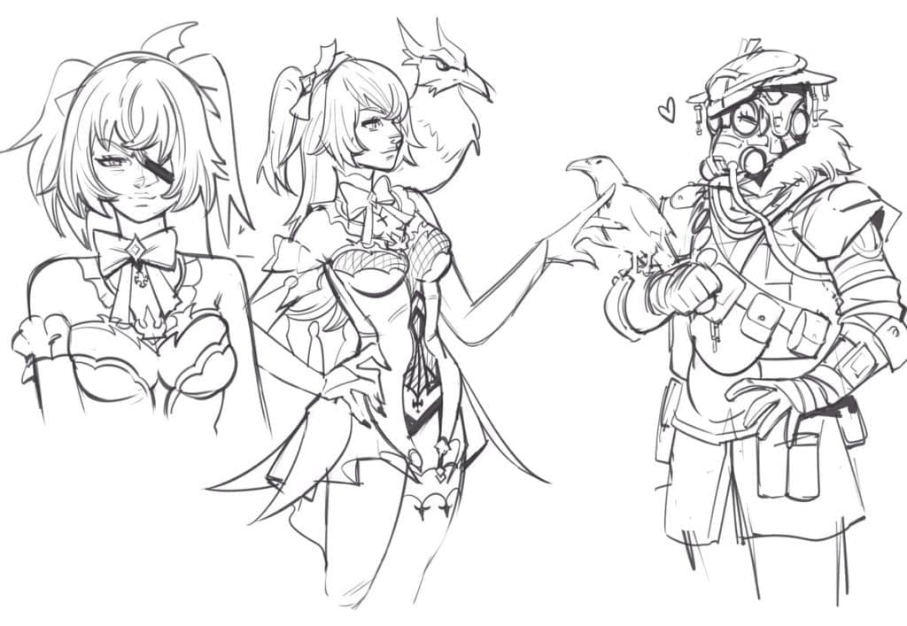 Dessin à colorier: Genshin Impact (Jeux Vidéos) #211671 - Coloriages à Imprimer Gratuits