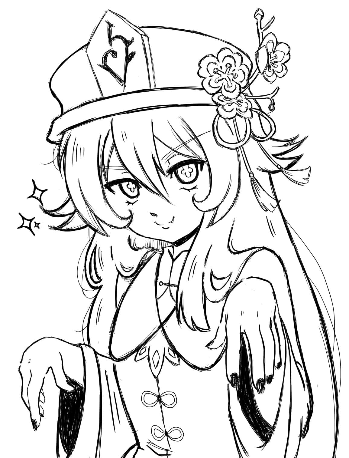 Dessin à colorier: Genshin Impact (Jeux Vidéos) #211678 - Coloriages à Imprimer Gratuits