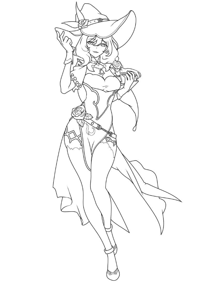 Dessin à colorier: Genshin Impact (Jeux Vidéos) #211694 - Coloriages à Imprimer Gratuits