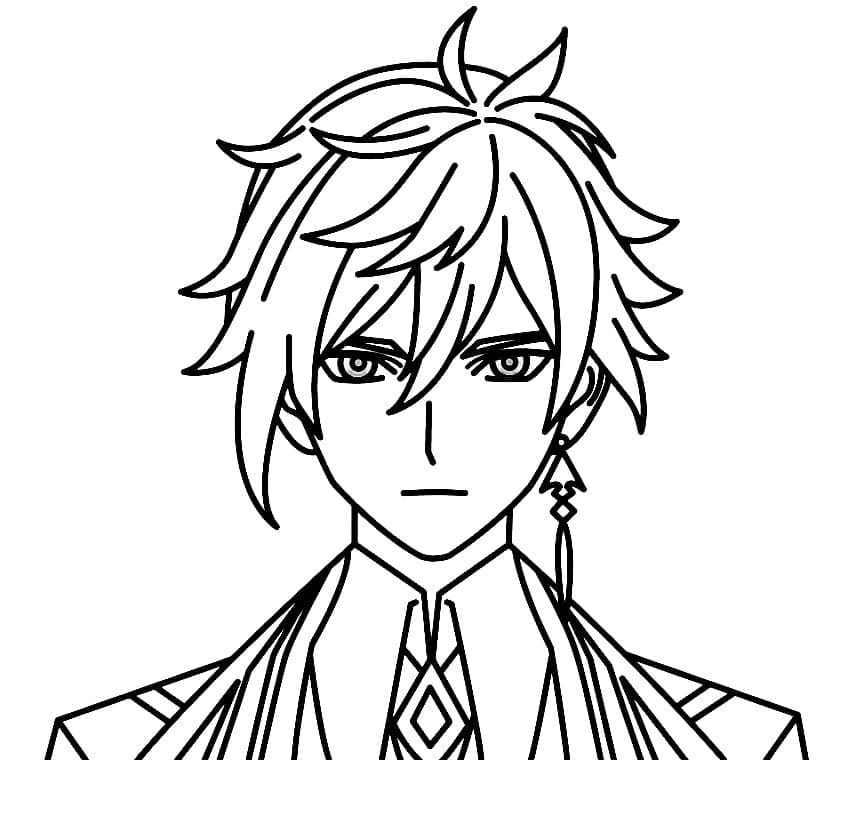 Dessin à colorier: Genshin Impact (Jeux Vidéos) #211718 - Coloriages à Imprimer Gratuits