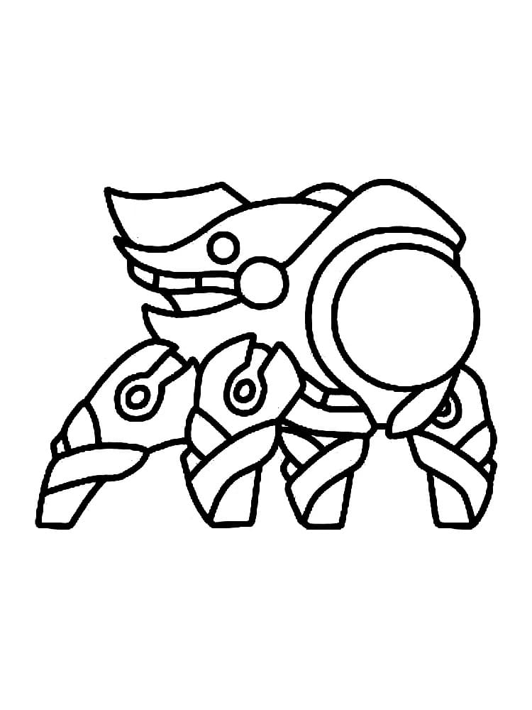 Coloriage imprimable Geometry Dash #221100 de la collection Jeux Vidéos à colorier aux crayons
