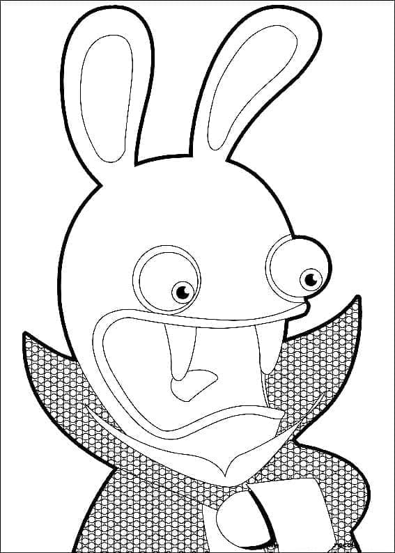 Dessin à colorier: Lapins Crétins (Jeux Vidéos) #199050 - Coloriages à Imprimer Gratuits
