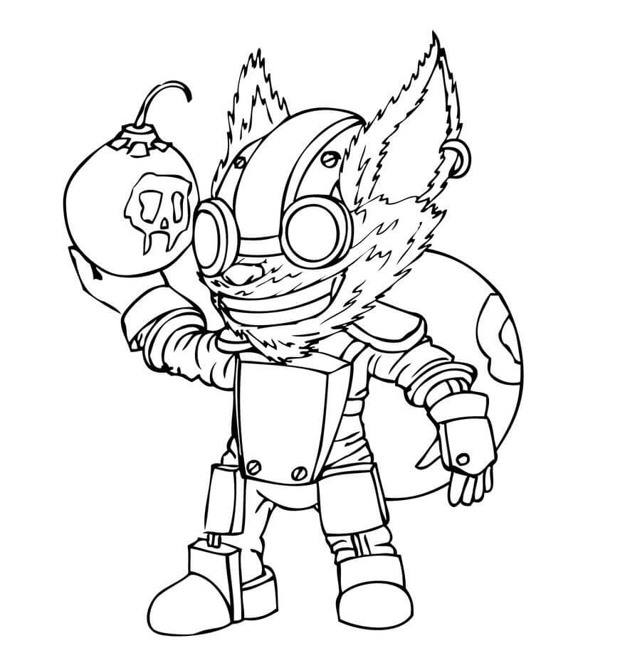 Coloriage gratuit pour enfants et adultes League of Legends #173672, collection Jeux Vidéos