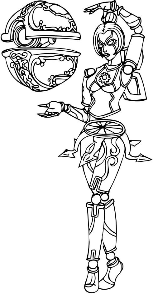 Coloriage gratuit pour enfants et adultes League of Legends #173687, collection Jeux Vidéos