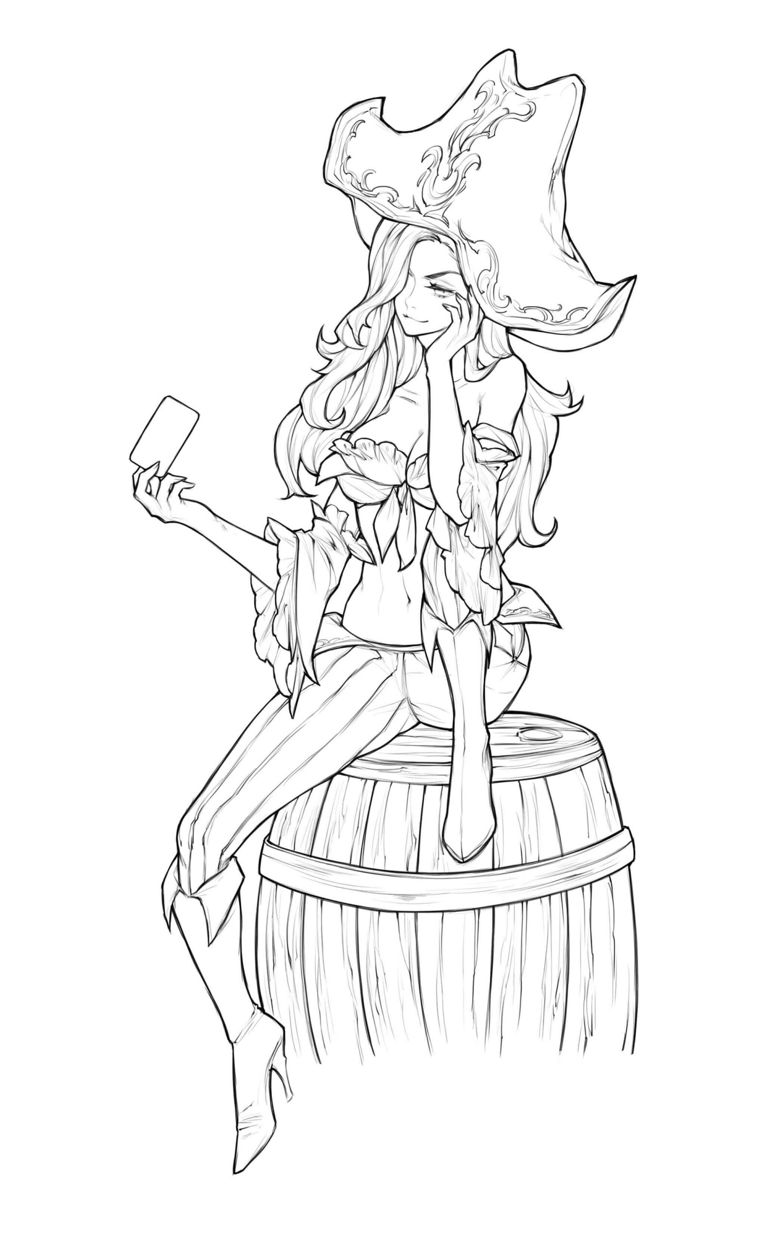 Illustration au trait League of Legends #173695 de la collection Jeux Vidéos à colorier gratuitement