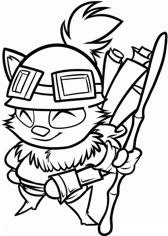 Coloriage League of Legends #173704 à imprimer gratuitement, extrait de la collection Jeux Vidéos