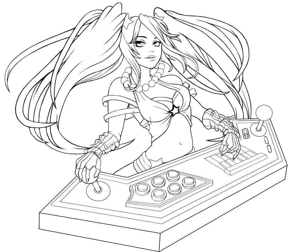 Illustration au trait League of Legends #173726 de la collection Jeux Vidéos à colorier gratuitement