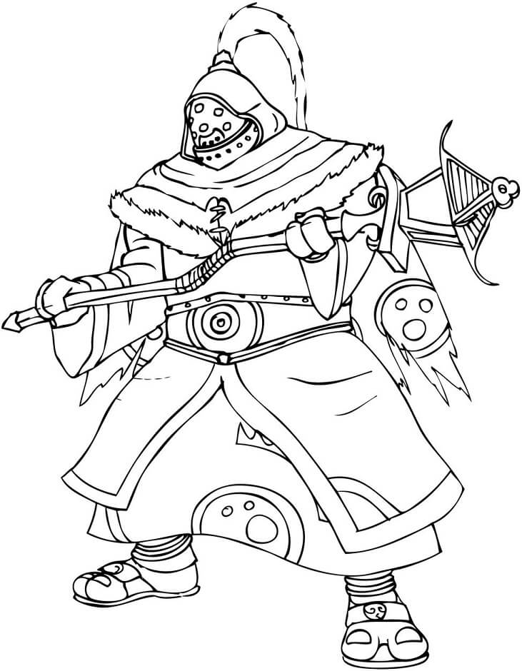 Coloriage imprimable League of Legends #173733 de la collection Jeux Vidéos à colorier aux crayons