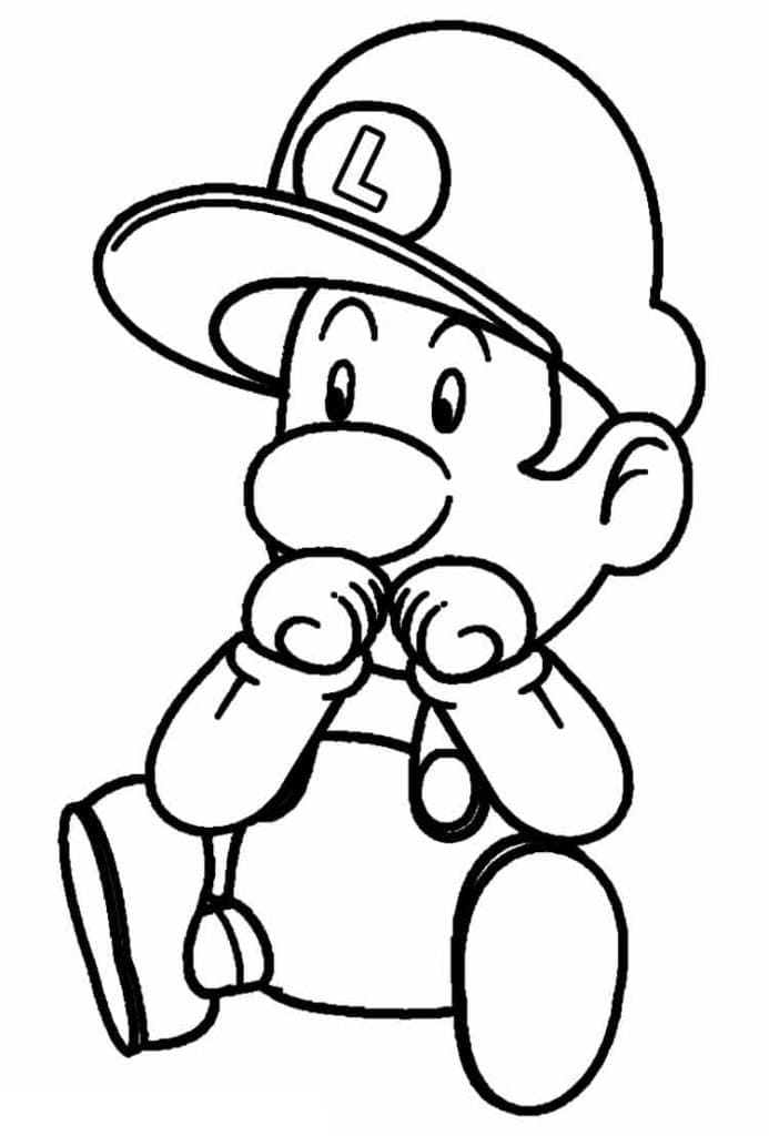 Dessin Luigi #174673 à colorier de la série Jeux Vidéos, gratuit à télécharger et imprimer Dessin Luigi #174673 à colorier de la série Jeux Vidéos, gratuit à télécharger et imprimer