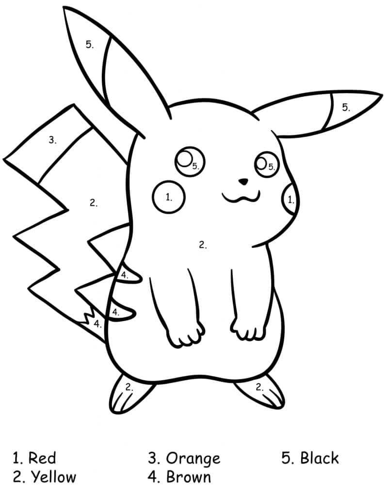 Coloriage gratuit Magique Pokemon #201819 de la collection Jeux Vidéos à imprimer