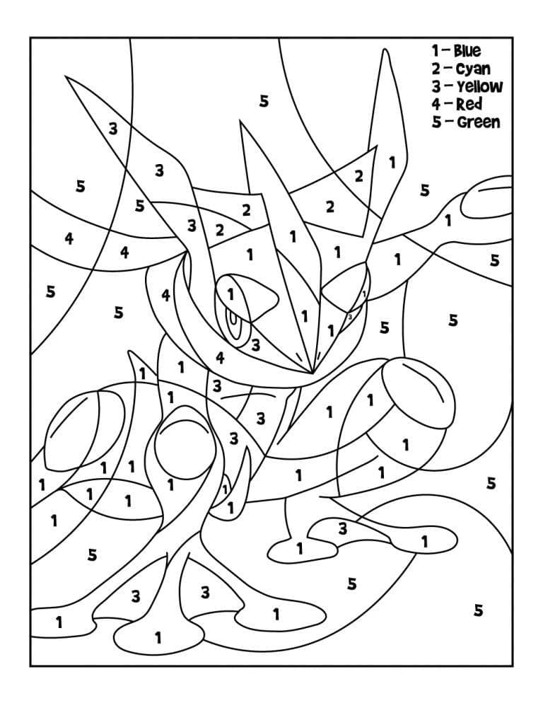Page de coloriage Magique Pokemon #201821, collection Jeux Vidéos, à imprimer et colorier