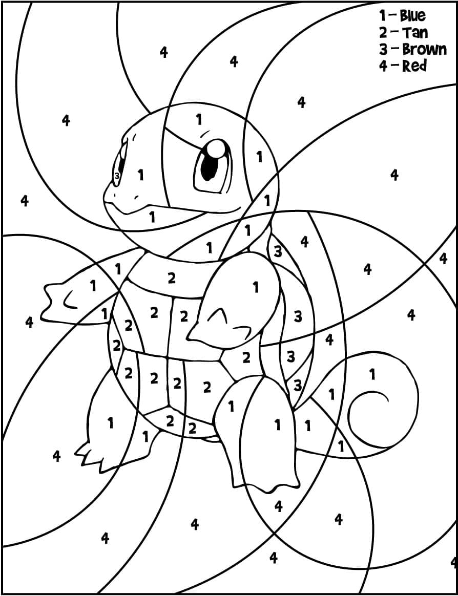 Coloriage gratuit Magique Pokemon #201823 de la collection Jeux Vidéos à imprimer