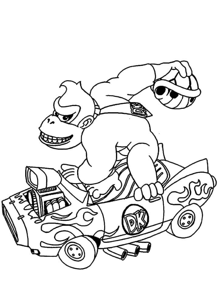 Coloriage gratuit Mario #172107 de la collection Jeux Vidéos à imprimer