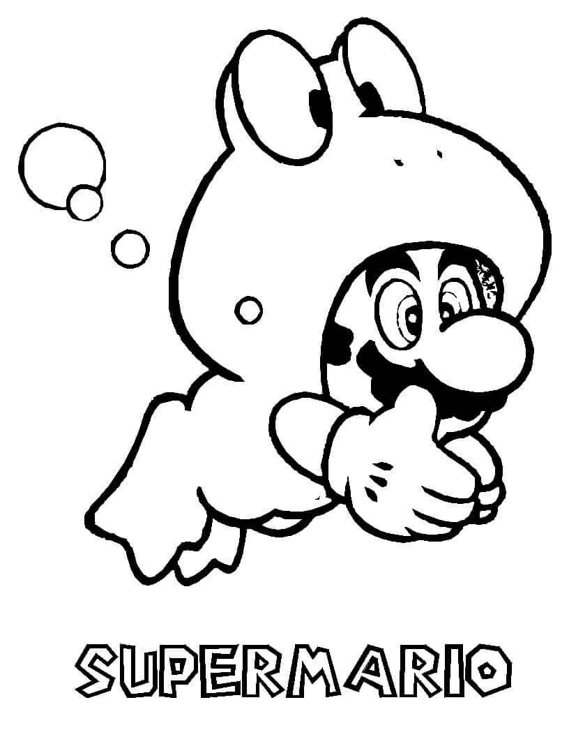 Dessin à colorier: Mario (Jeux Vidéos) #172160 - Coloriages à Imprimer Gratuits