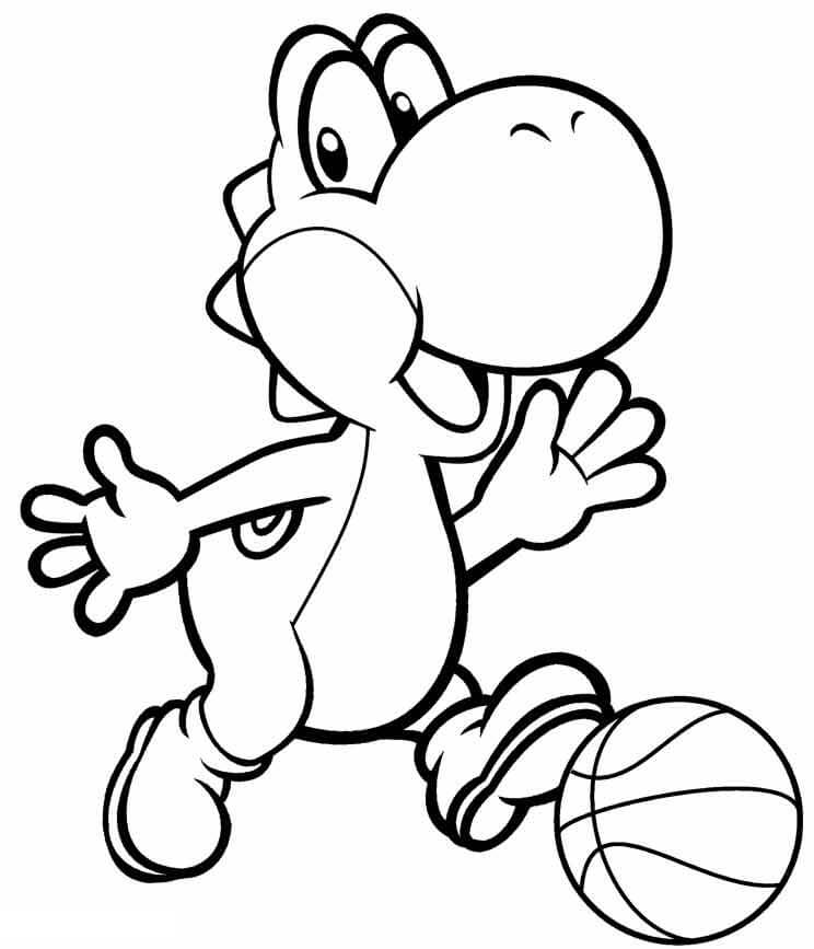 Coloriage gratuit Mario #172161 de la collection Jeux Vidéos à imprimer