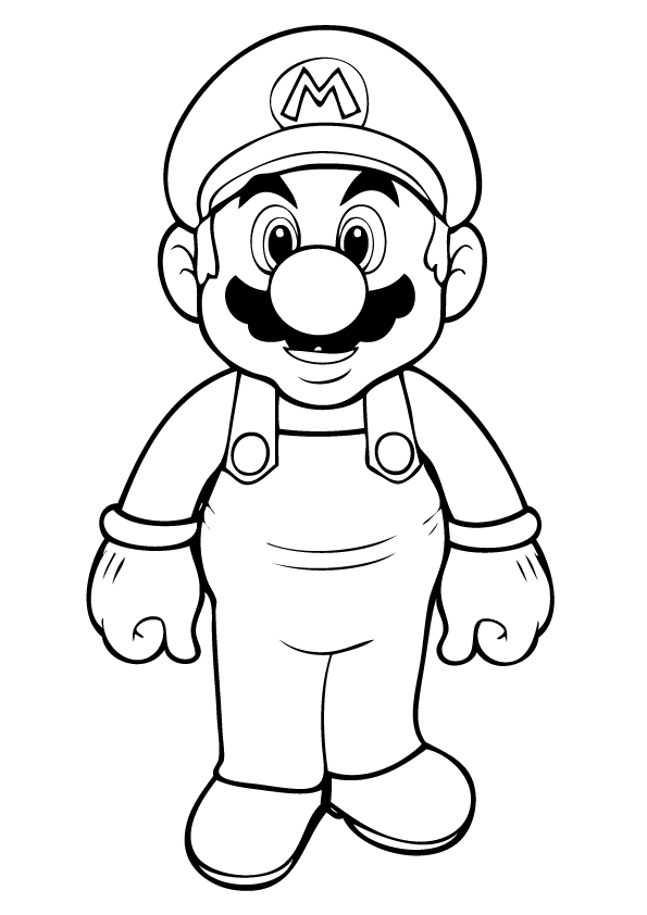 Dessin à colorier: Mario Bros (Jeux Vidéos) #112477 - Coloriages à Imprimer Gratuits