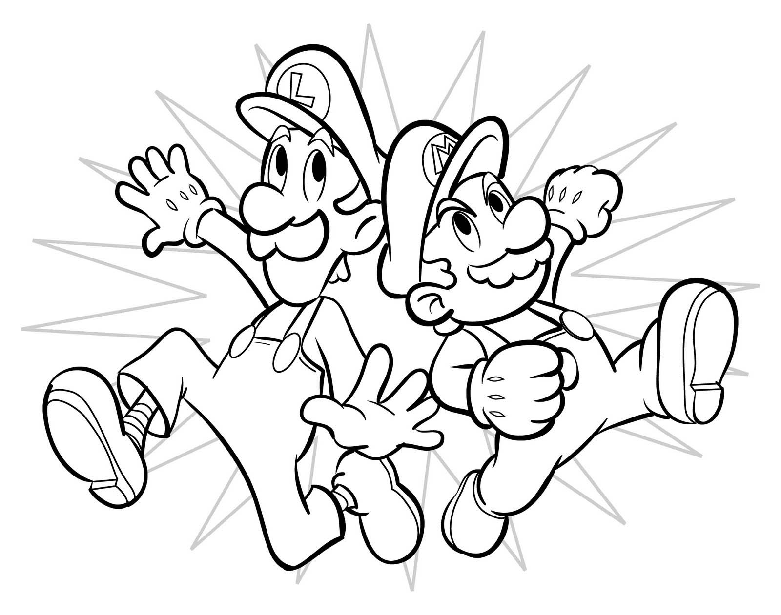 Dessin à colorier: Mario Bros (Jeux Vidéos) #112493 - Coloriages à Imprimer Gratuits
