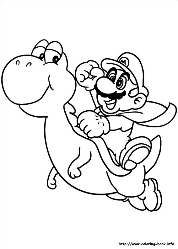 Dessin à colorier: Mario Bros (Jeux Vidéos) #112509 - Coloriages à Imprimer Gratuits