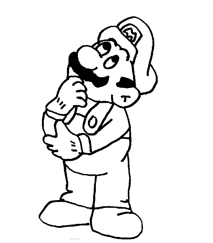 Dessin à colorier: Mario Bros (Jeux Vidéos) #112510 - Coloriages à Imprimer Gratuits