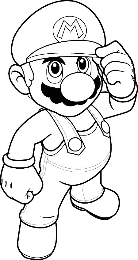 Dessin à colorier: Mario Bros (Jeux Vidéos) #112514 - Coloriages à Imprimer Gratuits
