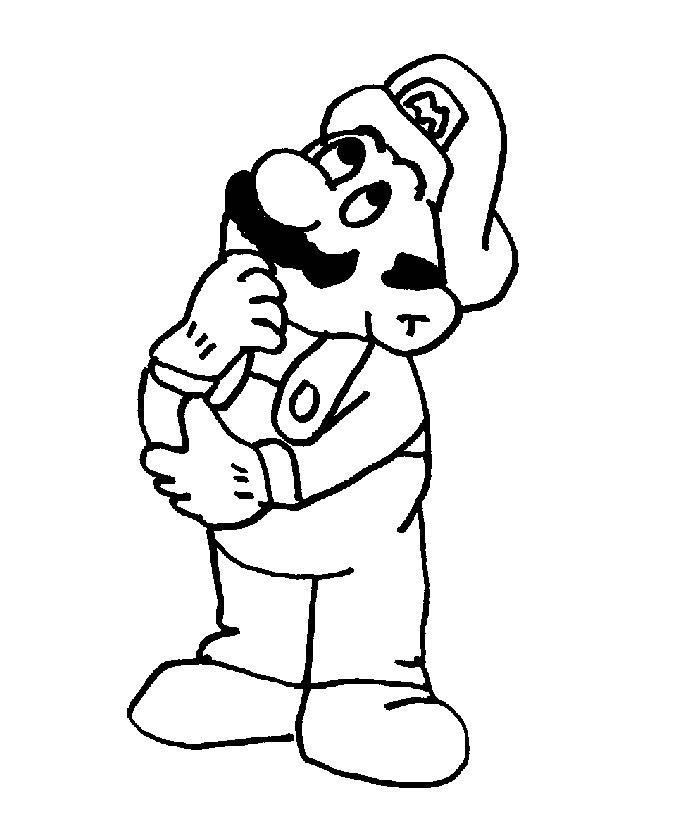 Dessin à colorier: Mario Bros (Jeux Vidéos) #112549 - Coloriages à Imprimer Gratuits