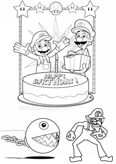 Dessin à colorier: Mario Bros (Jeux Vidéos) #112571 - Coloriages à Imprimer Gratuits