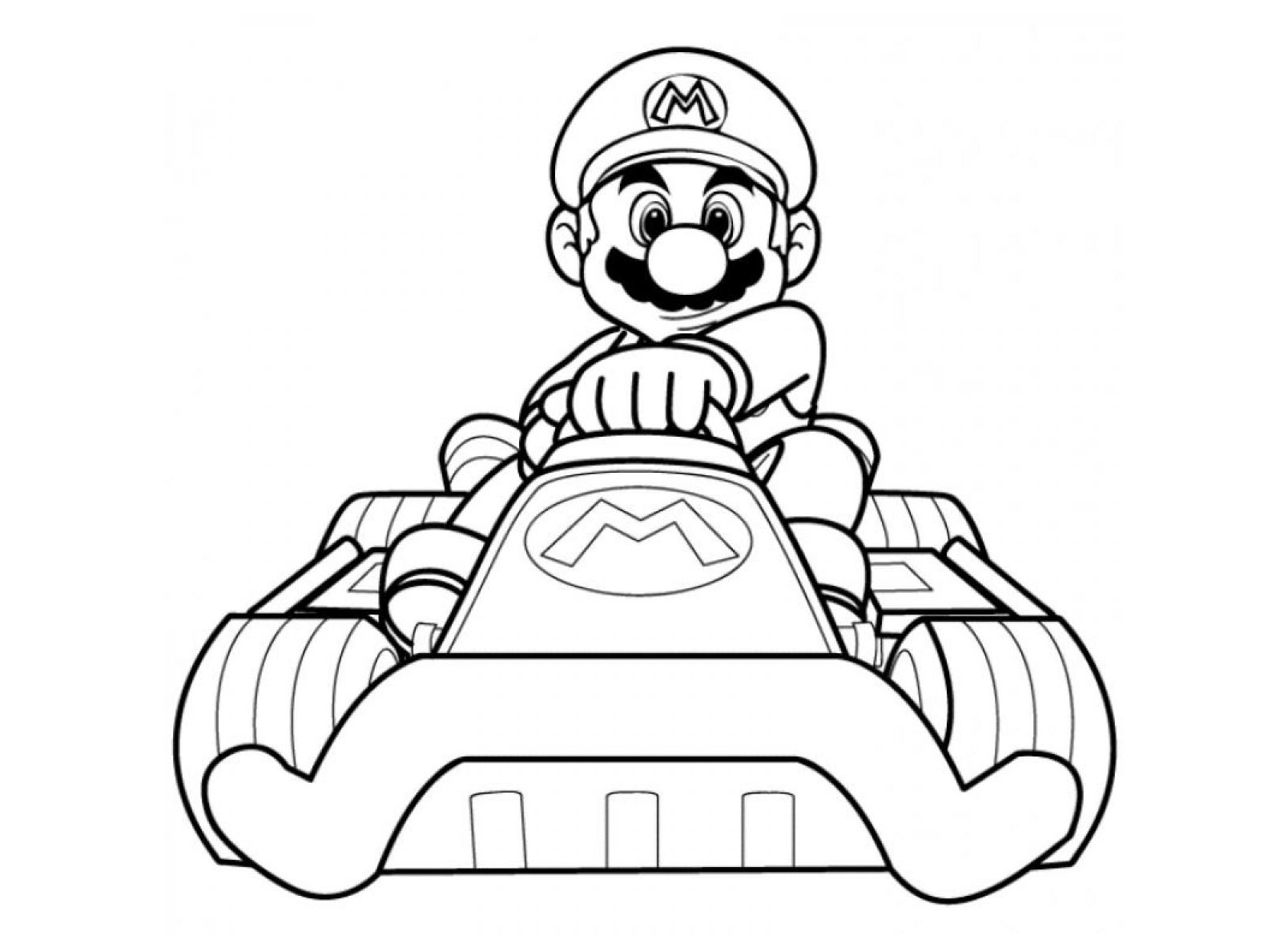 Dessins Mario Kart (Jeux Vidéos) à colorier – Coloriages à imprimer