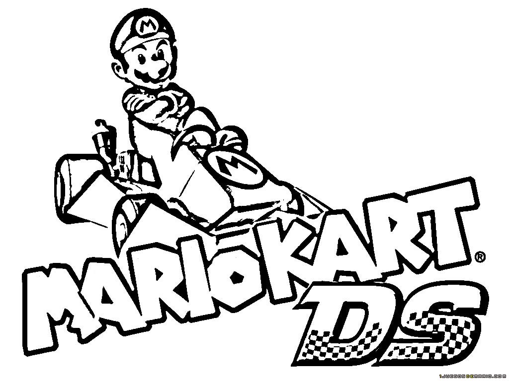 Dessin à colorier: Mario Kart (Jeux Vidéos) #154539 - Coloriages à Imprimer Gratuits