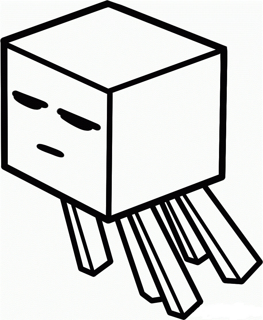 Coloriage gratuit Minecraft #171148 de la collection Jeux Vidéos à imprimer