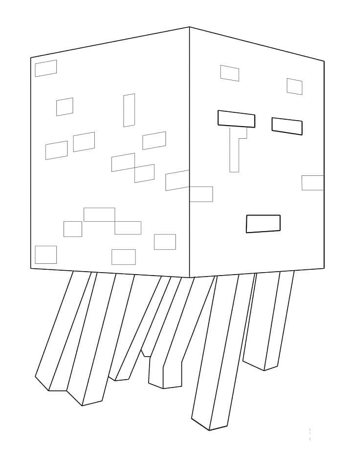 Coloriage gratuit Minecraft #171149 de la collection Jeux Vidéos à imprimer