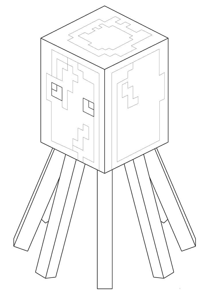 Coloriage gratuit pour enfants et adultes Minecraft #171172, collection Jeux Vidéos