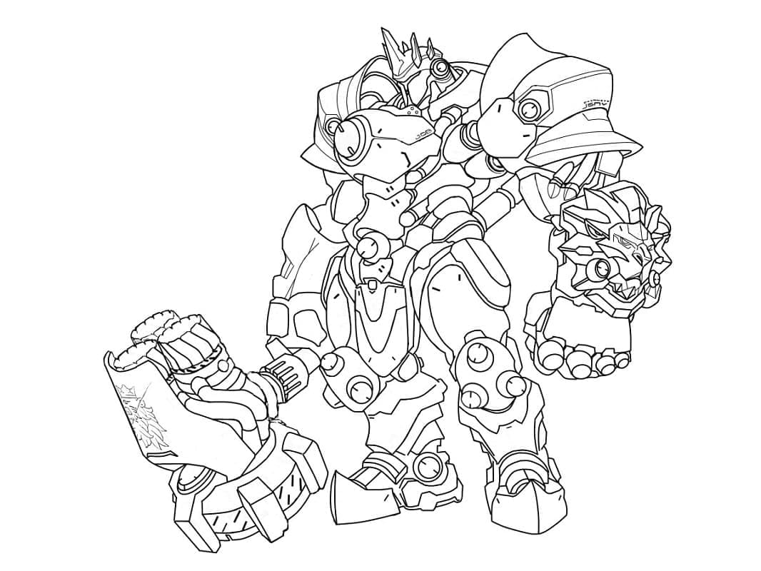 Coloriage imprimable Overwatch #197125 de la collection Jeux Vidéos à colorier aux crayons Coloriage imprimable Overwatch #197125 de la collection Jeux Vidéos à colorier aux crayons