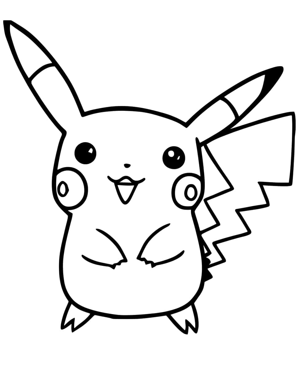 Dessin à colorier Pikachu #215416 issu de la collection Jeux Vidéos, prêt à imprimer Dessin à colorier Pikachu #215416 issu de la collection Jeux Vidéos, prêt à imprimer