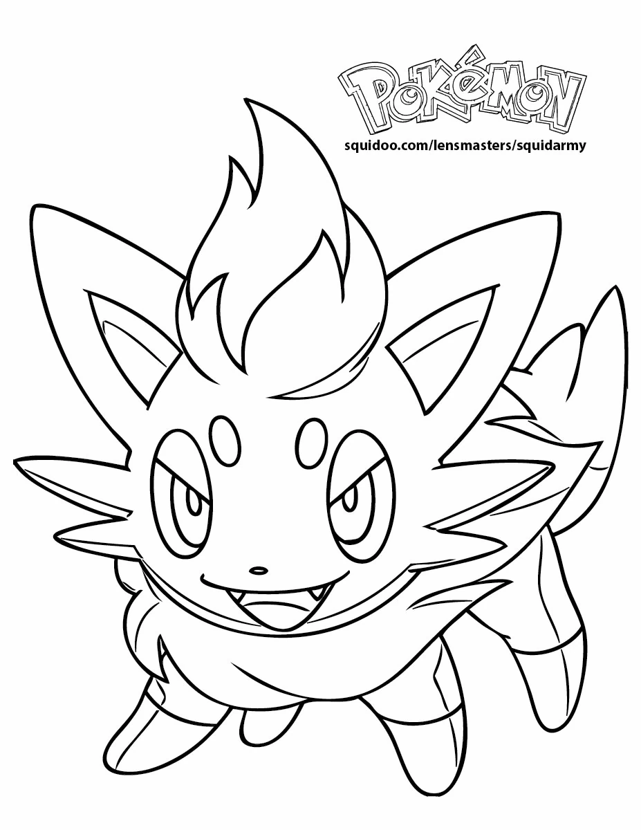 Coloriage gratuit Pokémon #24636 de la collection Jeux Vidéos à imprimer