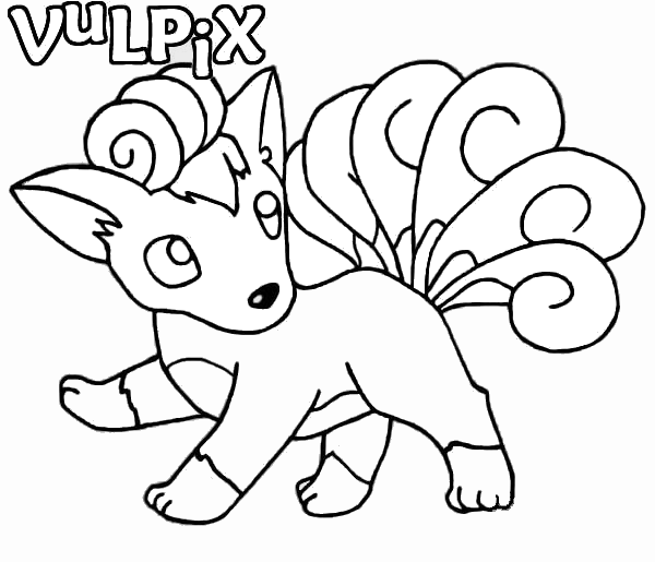 Coloriage imprimable Pokémon #24647 de la collection Jeux Vidéos à colorier aux crayons