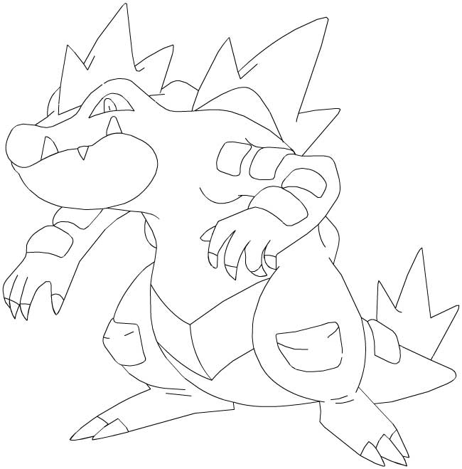 Coloriage gratuit Pokémon #24678 de la collection Jeux Vidéos à imprimer